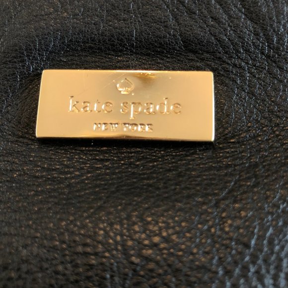 Black Leather Kate Spade Purse - Picture 7 of 9